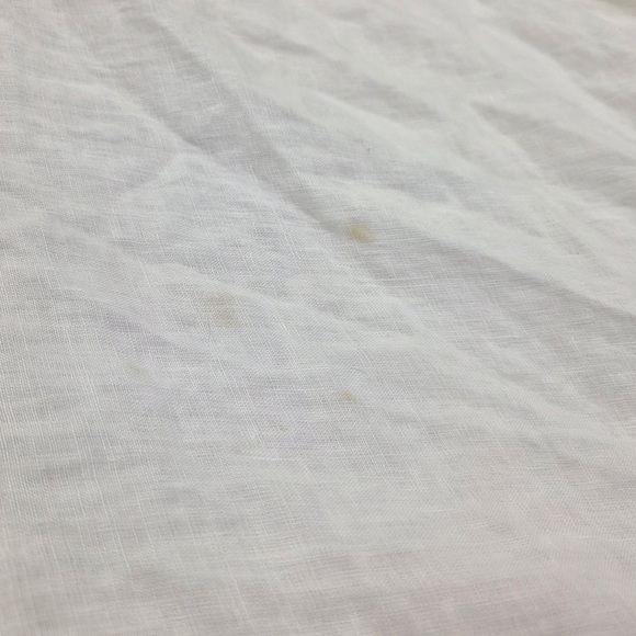 QUINCE European Linen Duvet Cover Full/Queen White 4654 - Picture 10 of 12